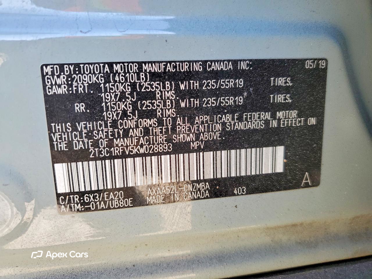 Toyota RAV 4 2019