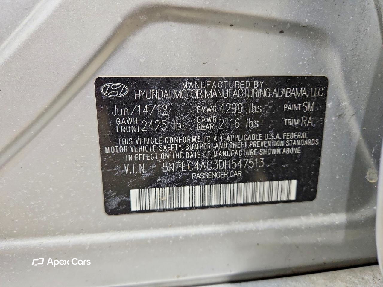 Hyundai Sonata 2013