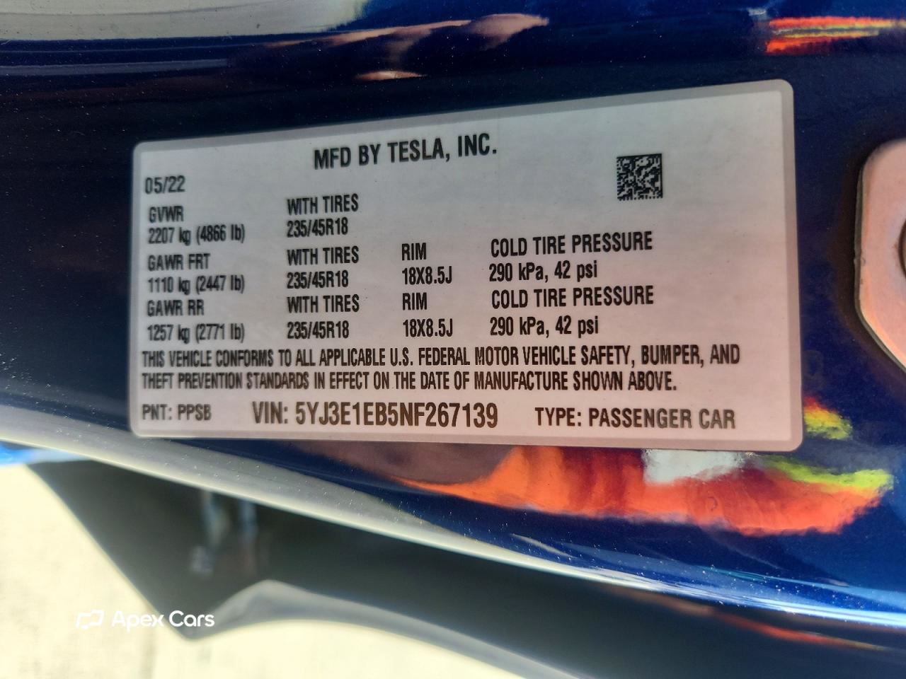 Tesla Model 3 2022