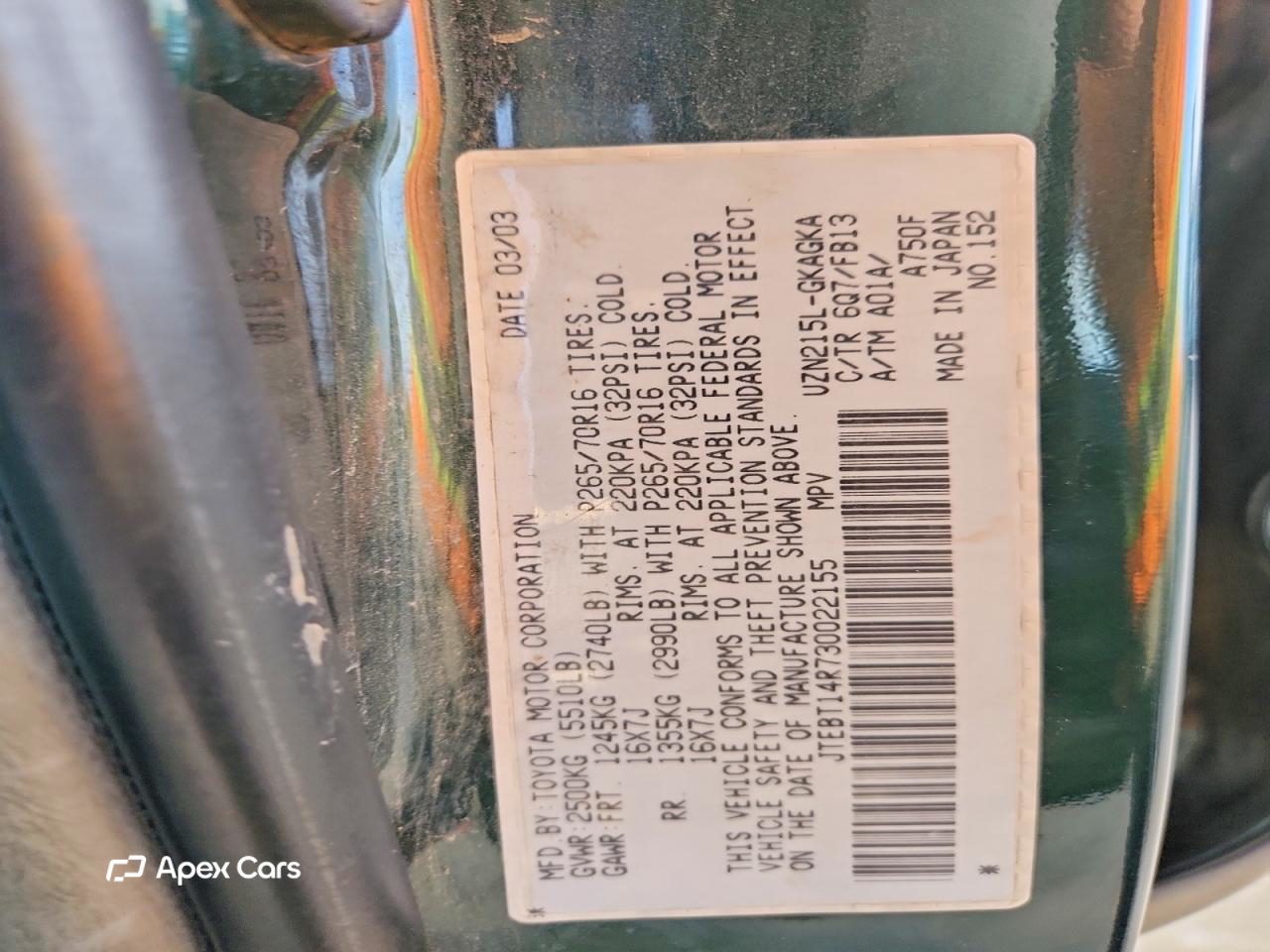 Toyota 4Runner 2003