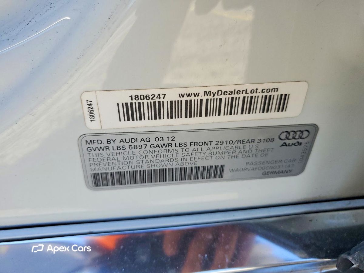 Audi A8 2012