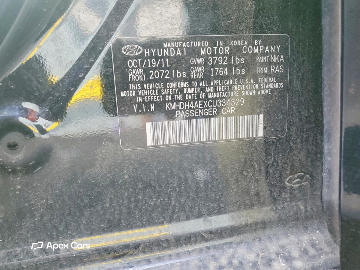 Hyundai Elantra 2012