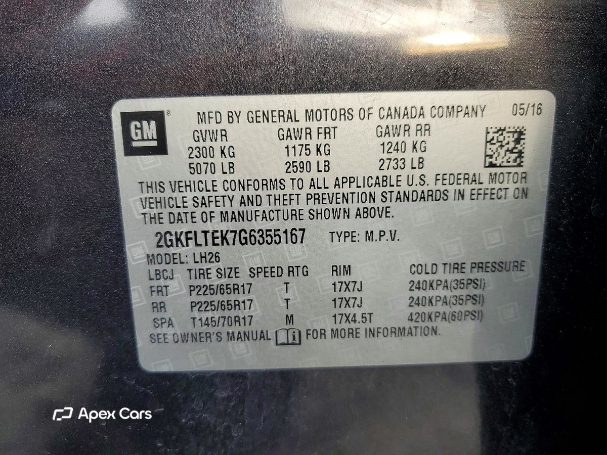 GMC Terrain 2016
