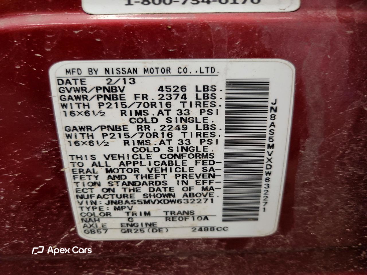 Nissan Rogue 2013