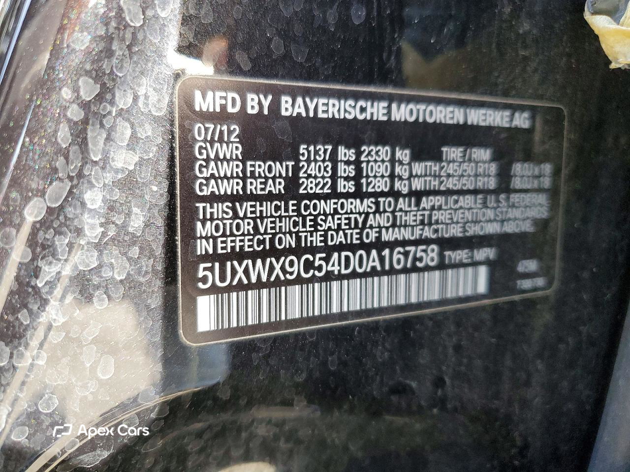 BMW X3 2013