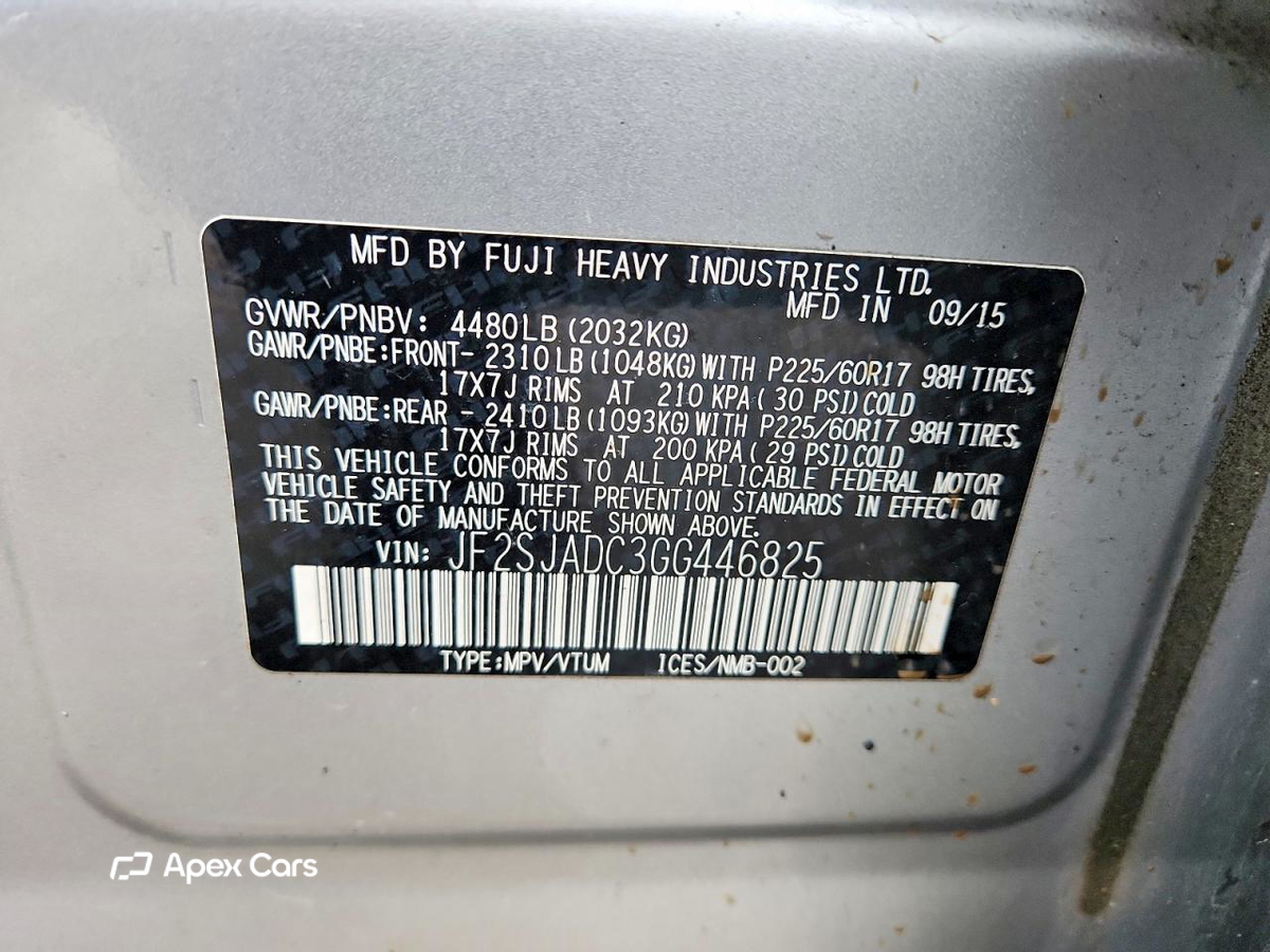 Subaru Forester 2016