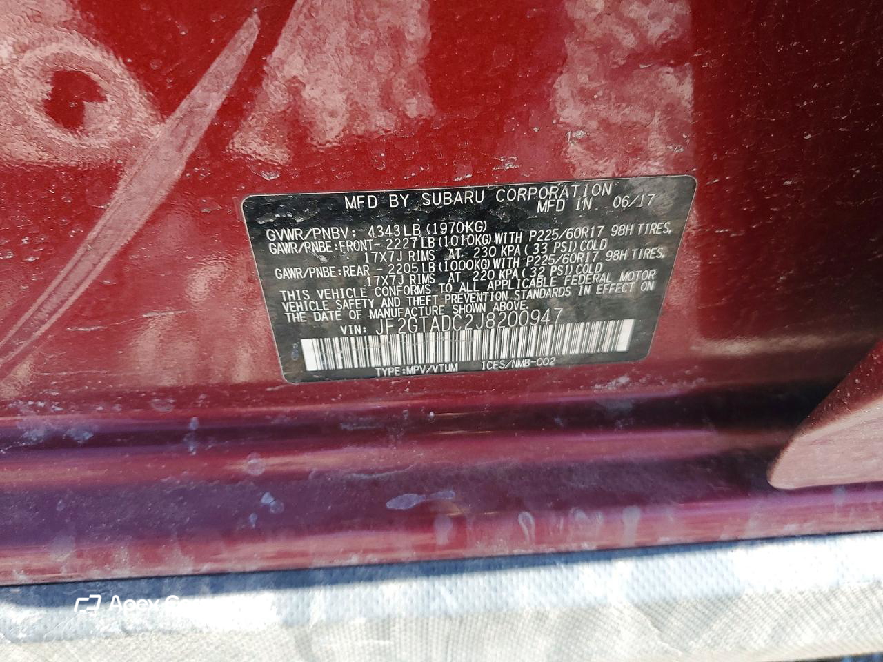 Subaru XV 2018