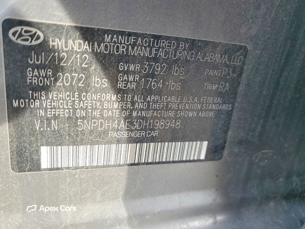 Hyundai Elantra 2013