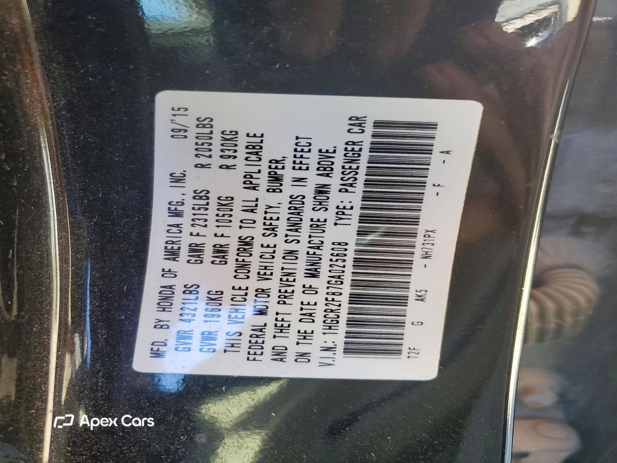 Honda Accord 2016