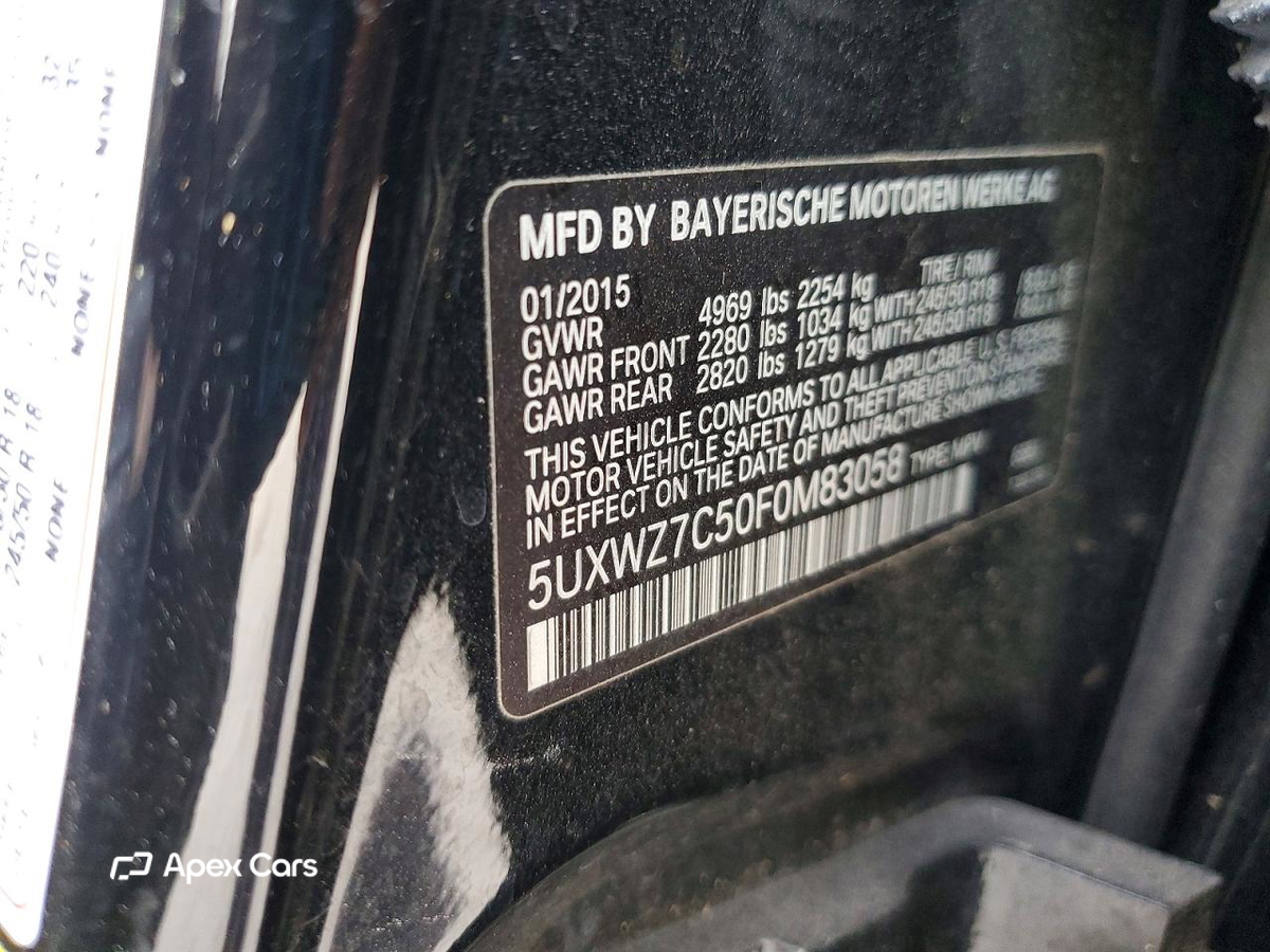 BMW X3 2015