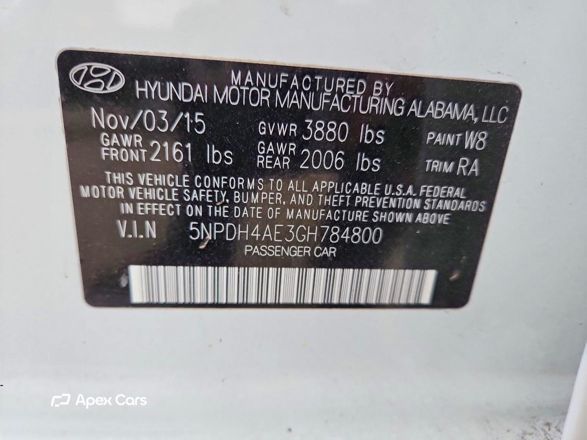 Hyundai Elantra 2016