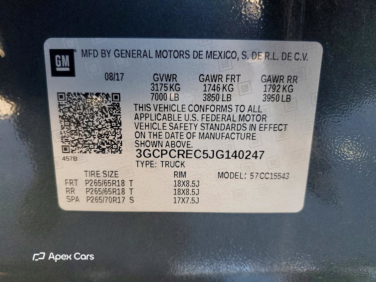 Chevrolet Silverado 2018