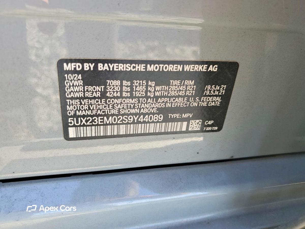 BMW X7 2025