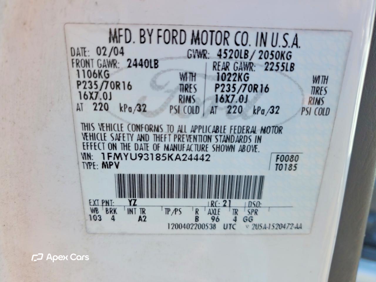 Ford Escape 2005