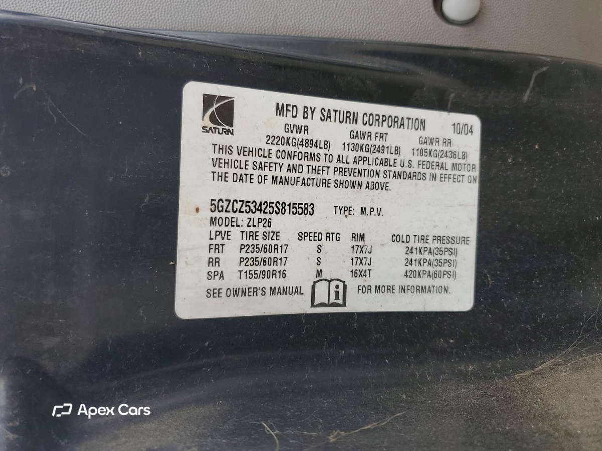 Saturn VUE 2005