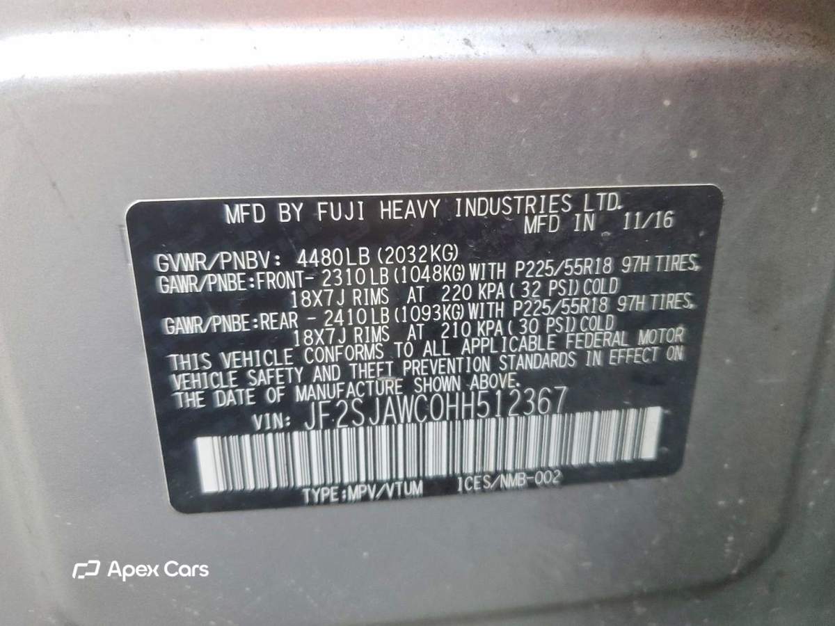 Subaru Forester 2017