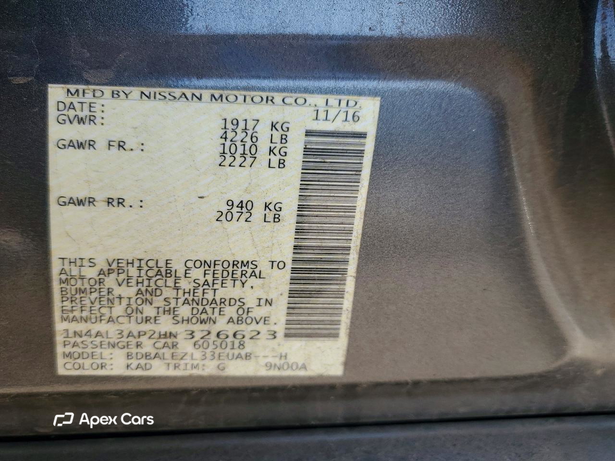 Nissan Altima 2017