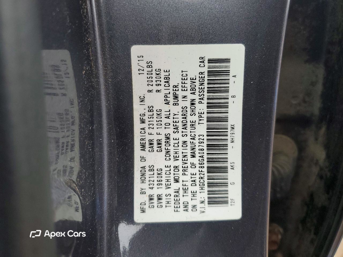 Honda Accord 2016