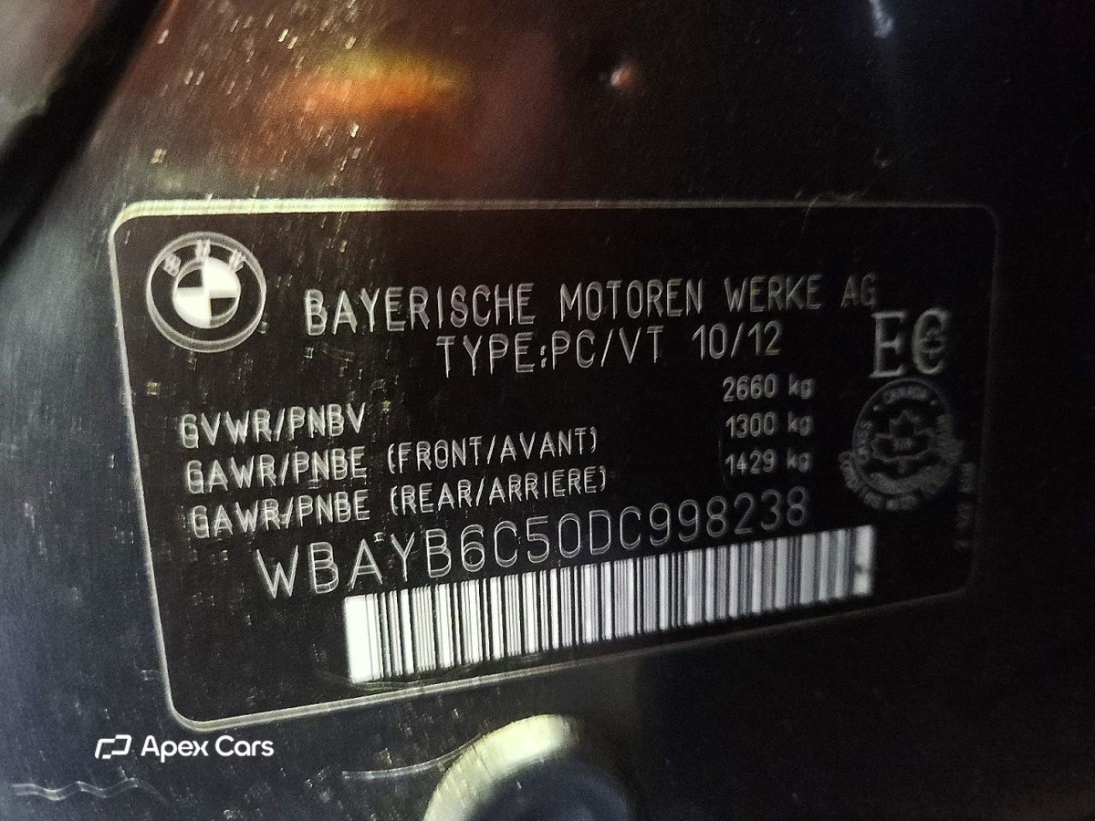 BMW Series 7 2013