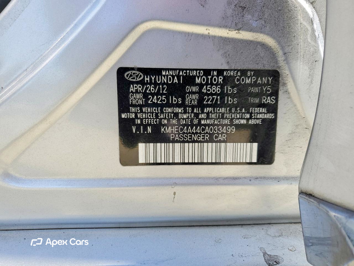 Hyundai Sonata 2012