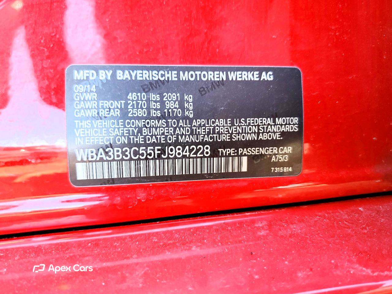 BMW Series 3 2015