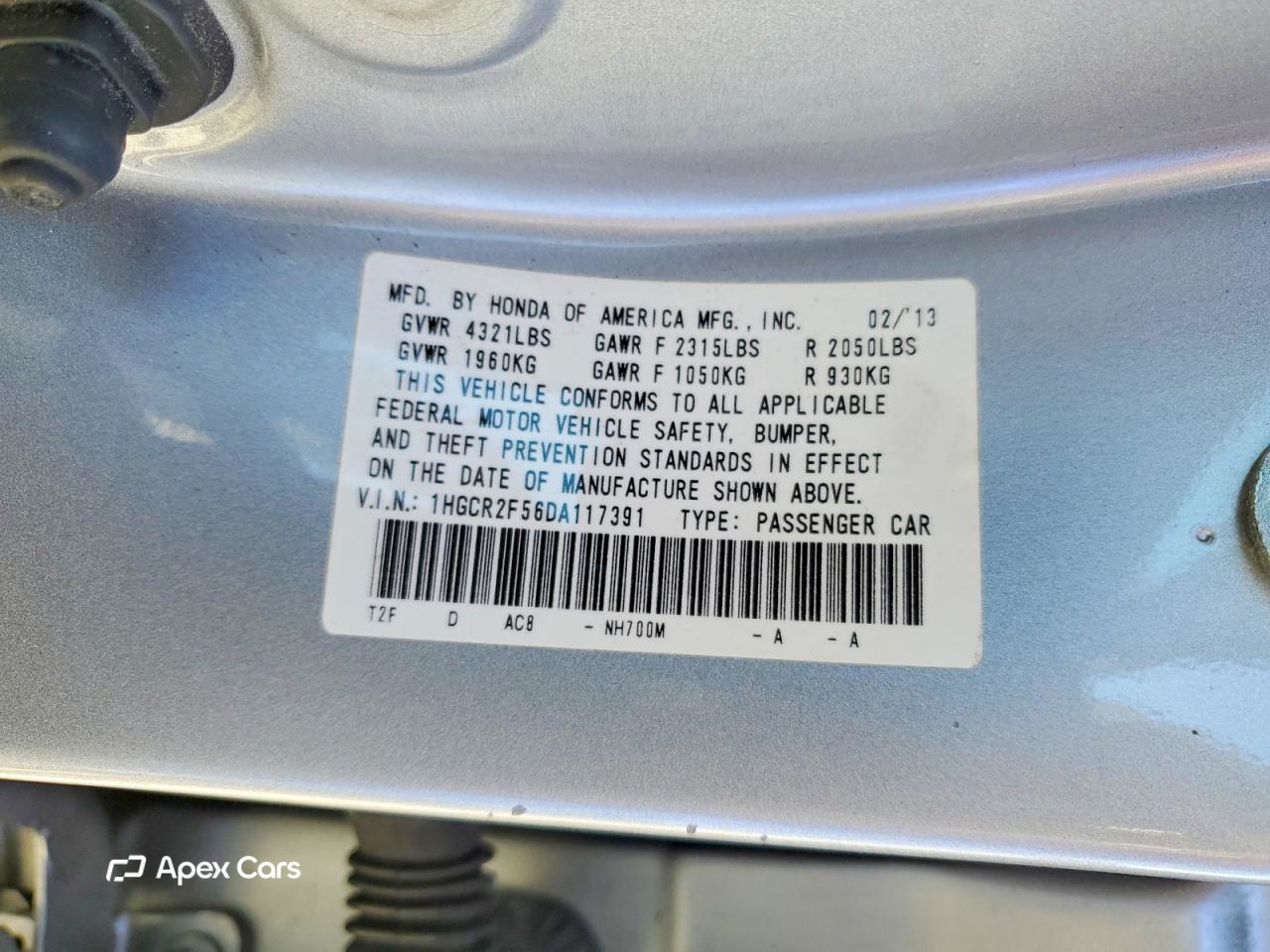 Honda Accord 2013