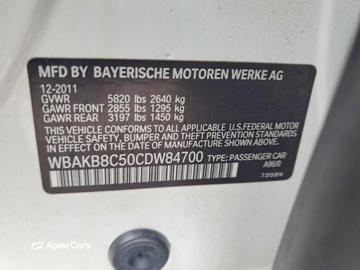 BMW Series 7 2012