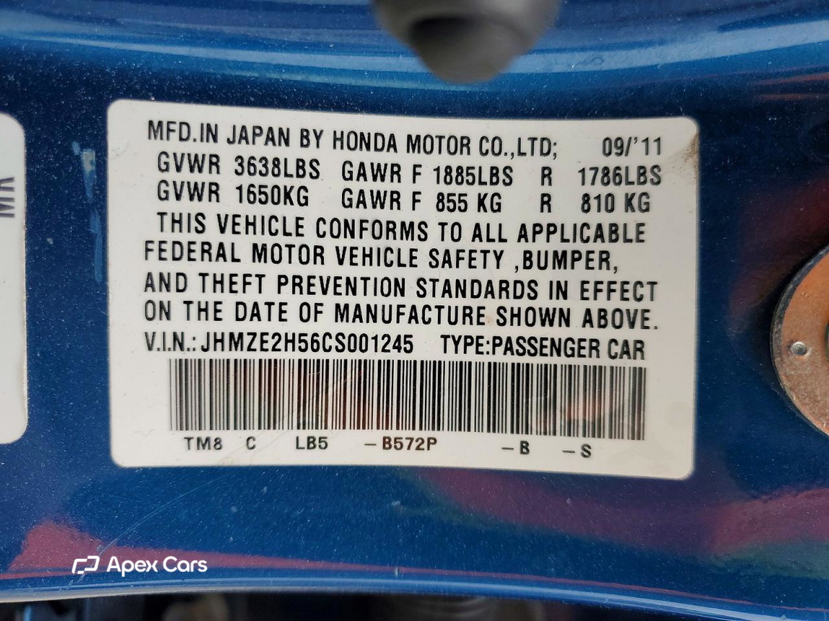 Honda Insight 2012
