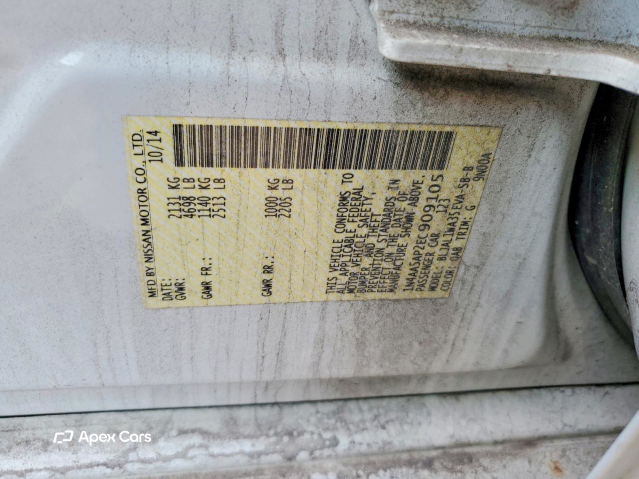 Nissan Maxima 2014