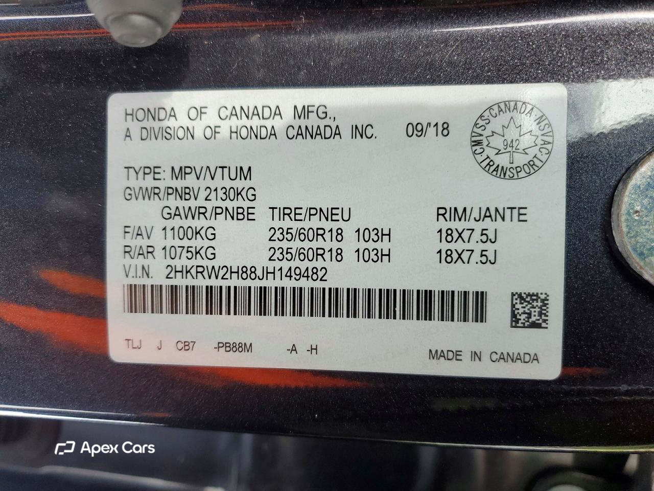 Honda CR-V 2018