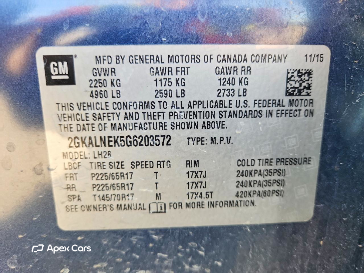 GMC Terrain 2016