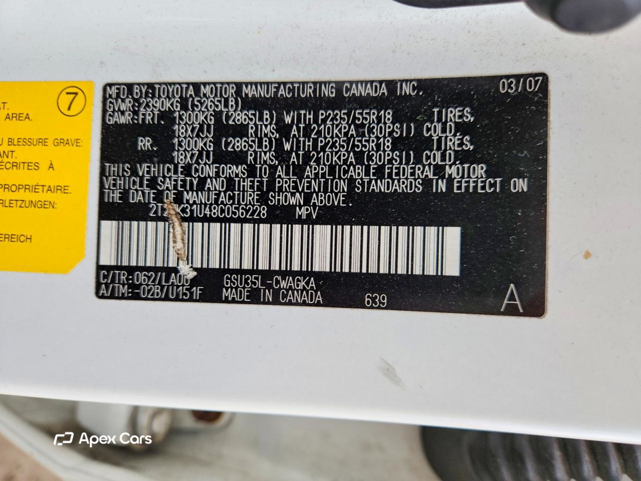 Lexus RX 2008
