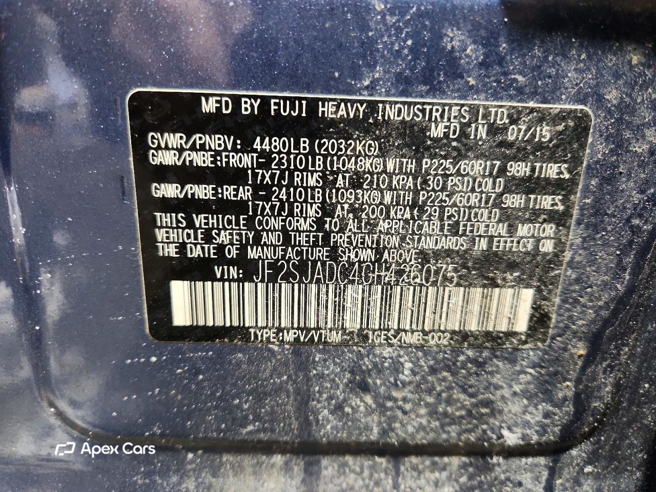 Subaru Forester 2016