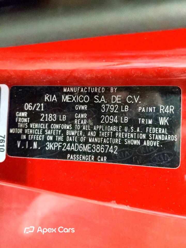 Kia Forte 2021