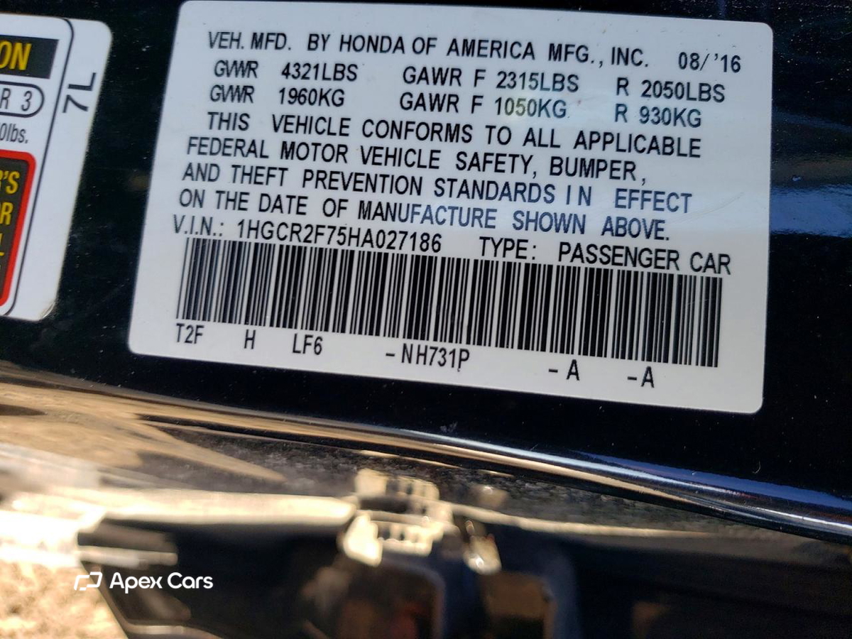 Honda Accord 2017