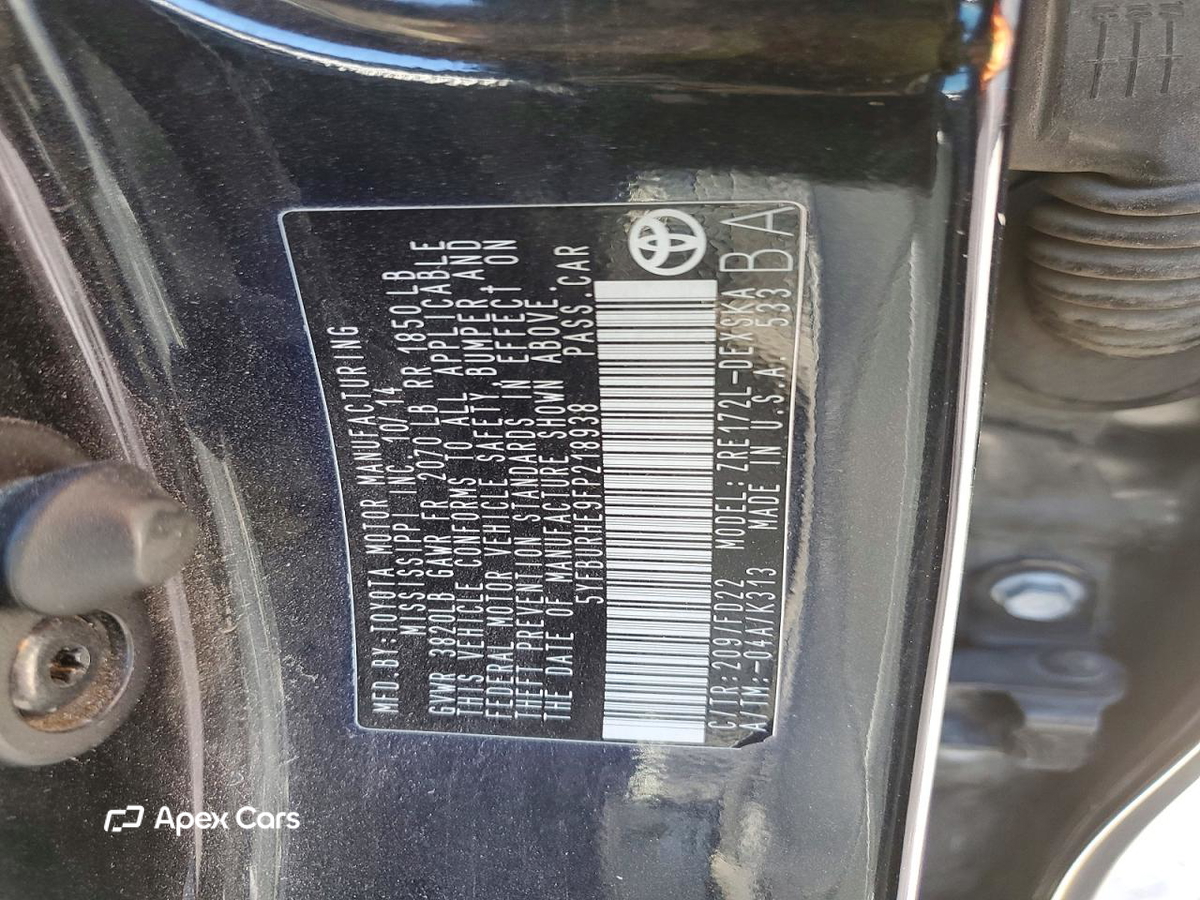 Toyota Corolla 2015