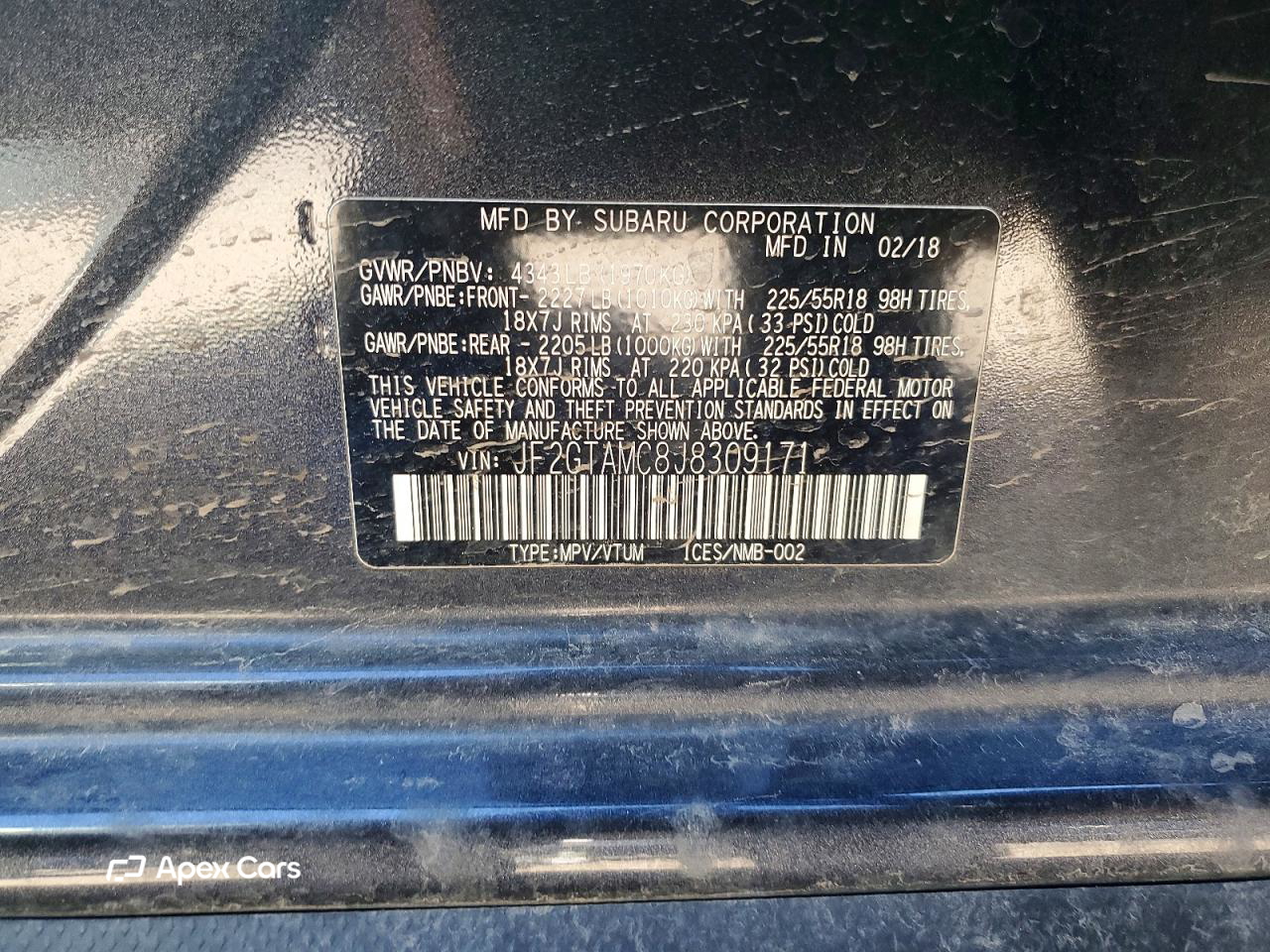 Subaru XV 2018