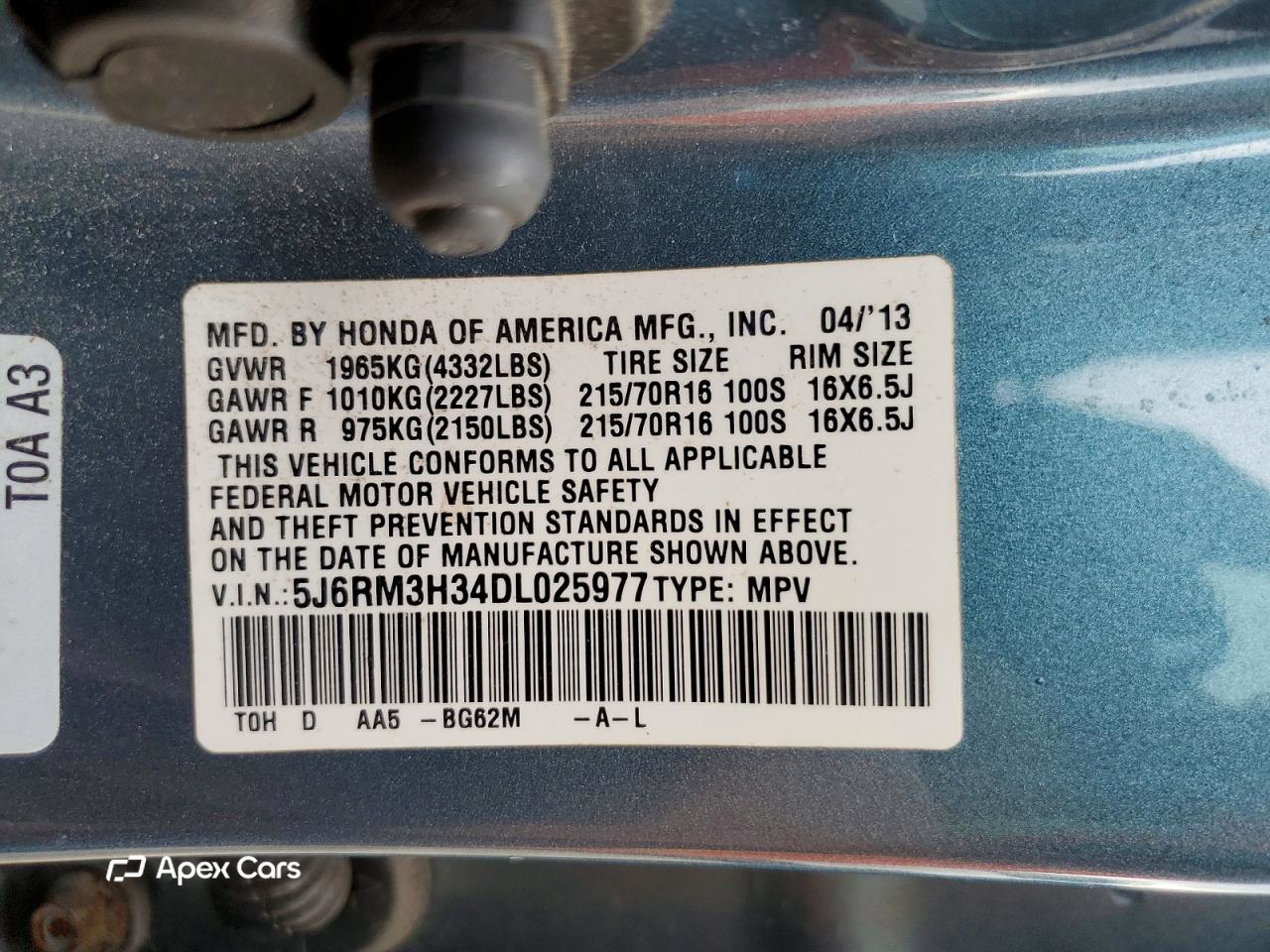 Honda CR-V 2013