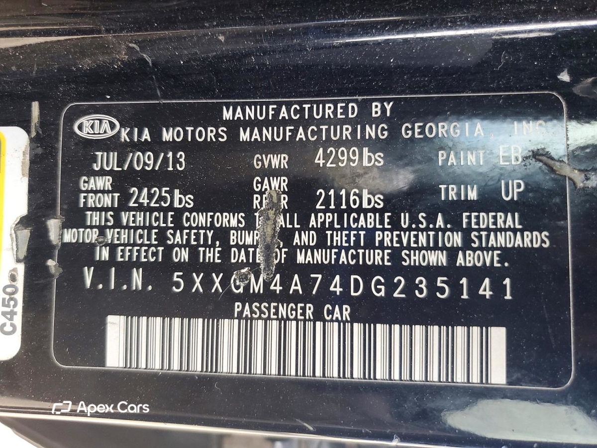 Kia Optima 2013