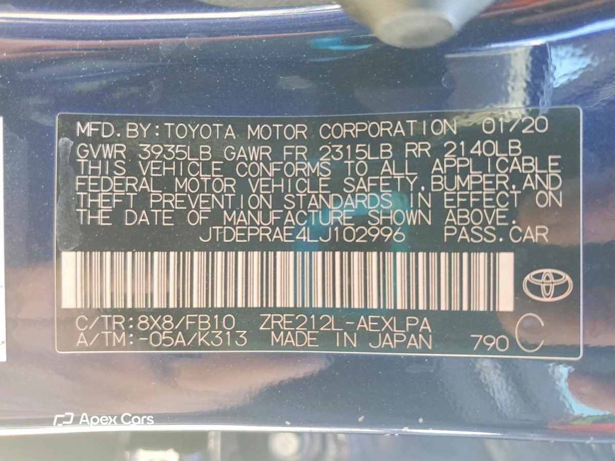 Toyota Corolla 2020