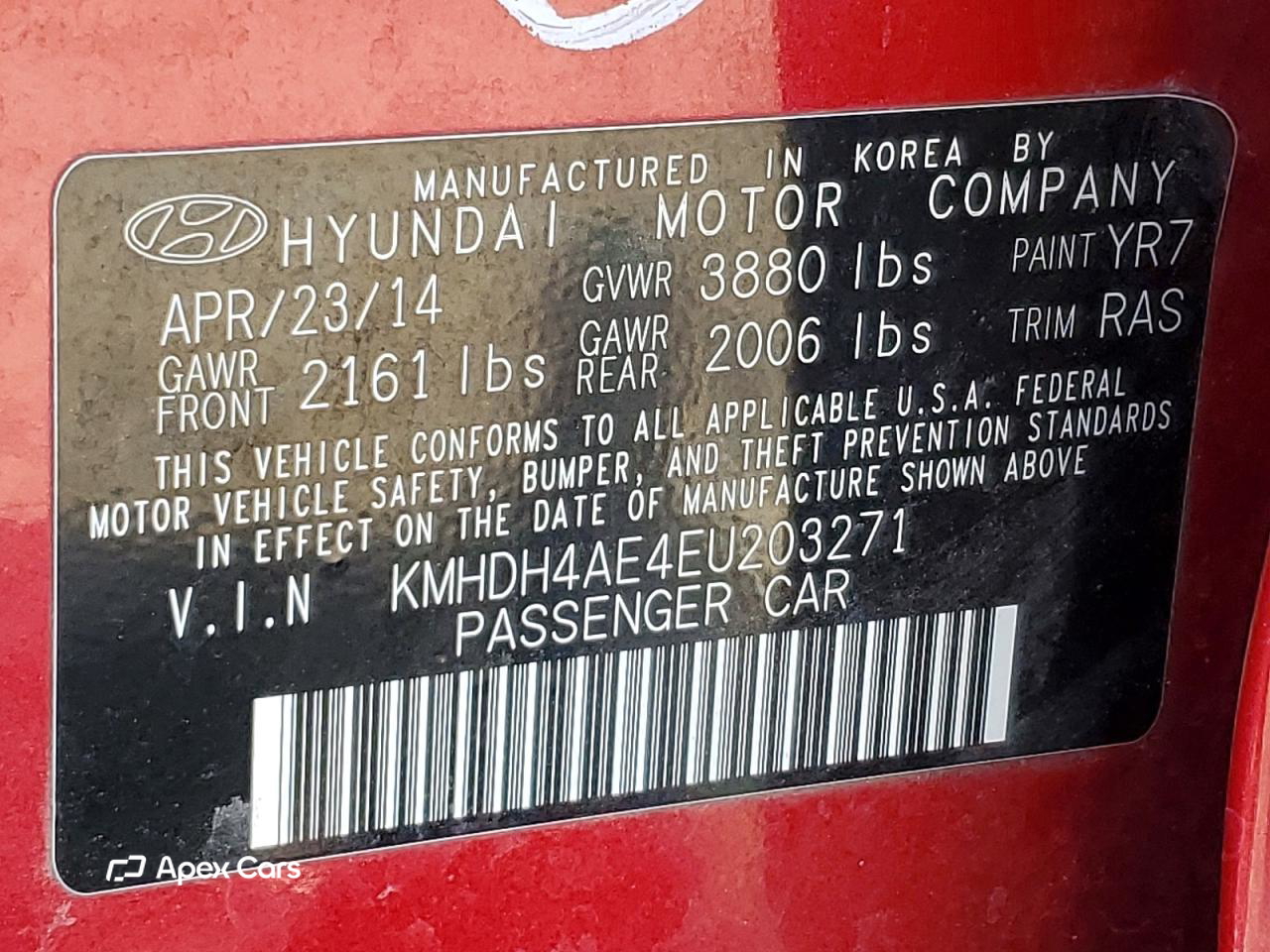 Hyundai Elantra 2014