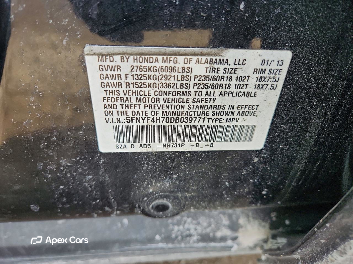 Honda Pilot 2013