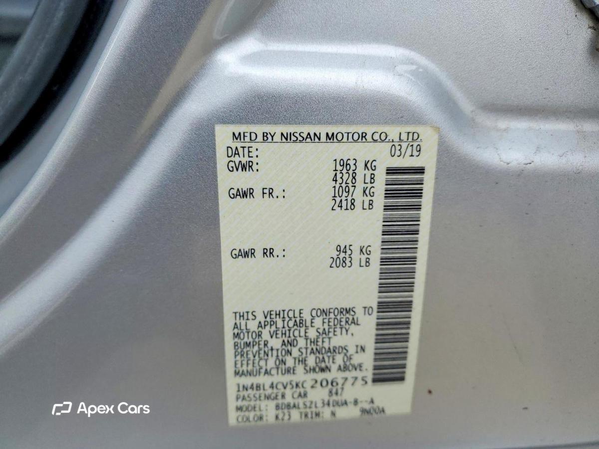 Nissan Altima 2019