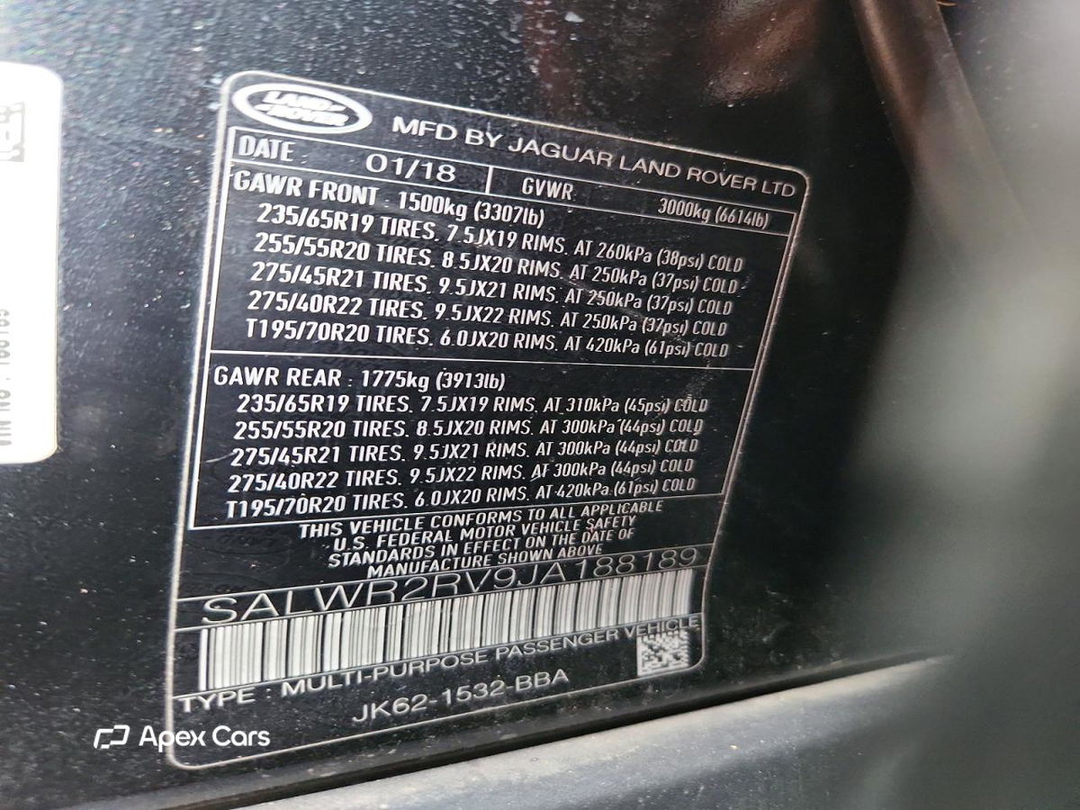 Land Rover Range Rover 2018