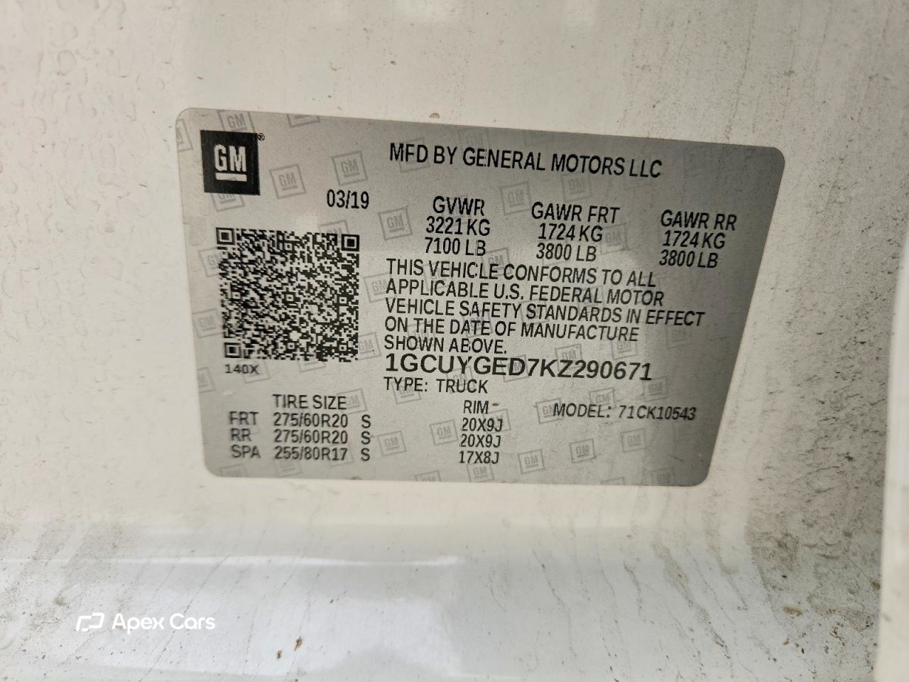 Chevrolet Silverado 2019