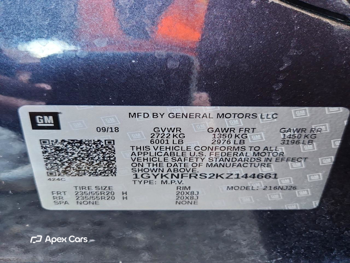 Cadillac XT5 2019