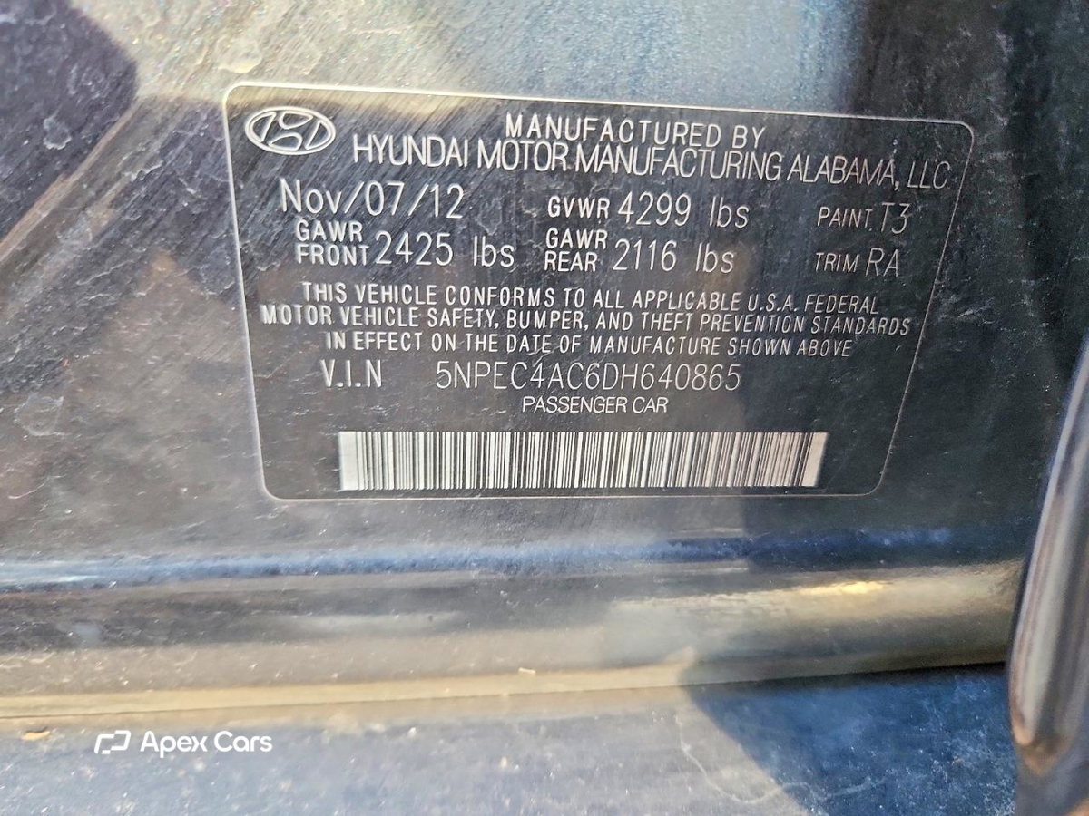 Hyundai Sonata 2013
