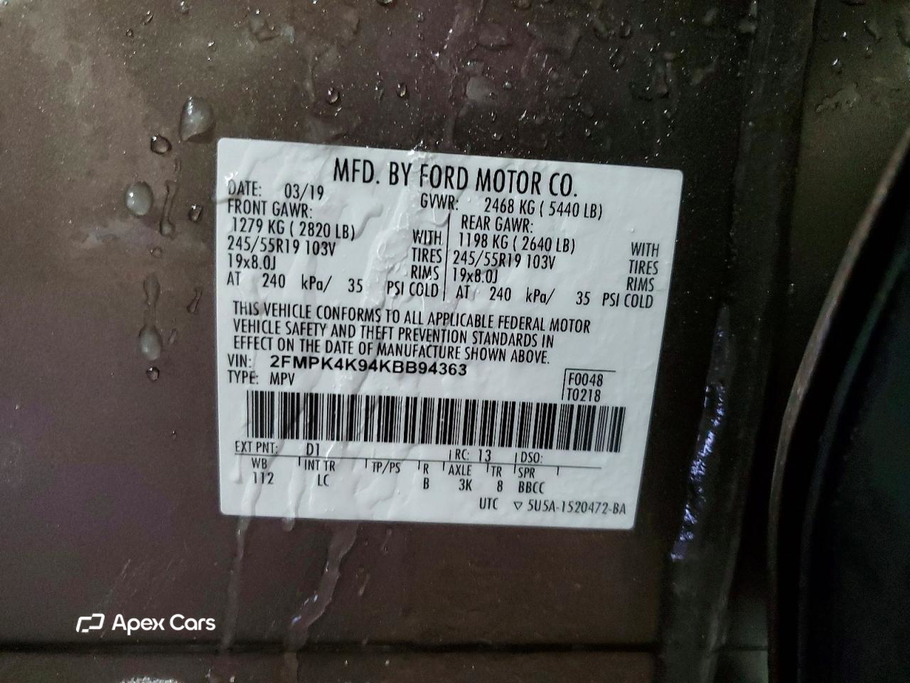 Ford Edge 2019