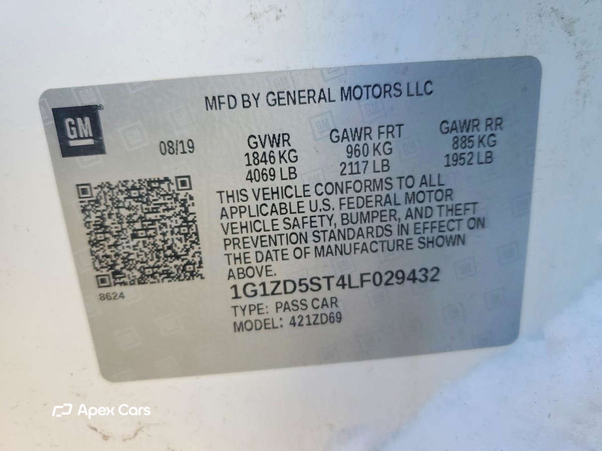 Chevrolet Malibu 2020