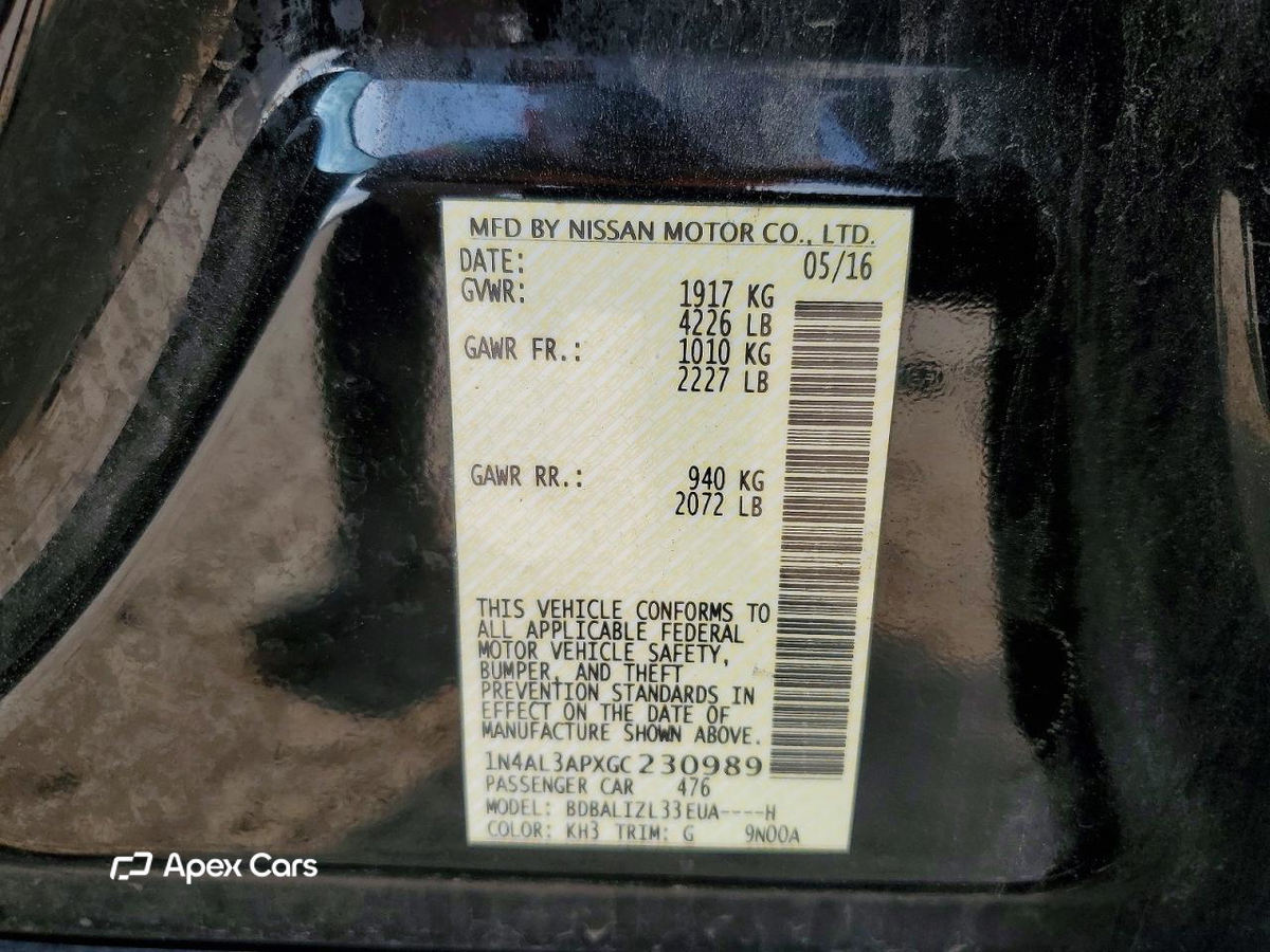 Nissan Altima 2016